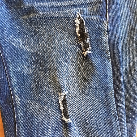 Sz 25/1 distressed Volcom skinny jeans - Picture 5 of 6